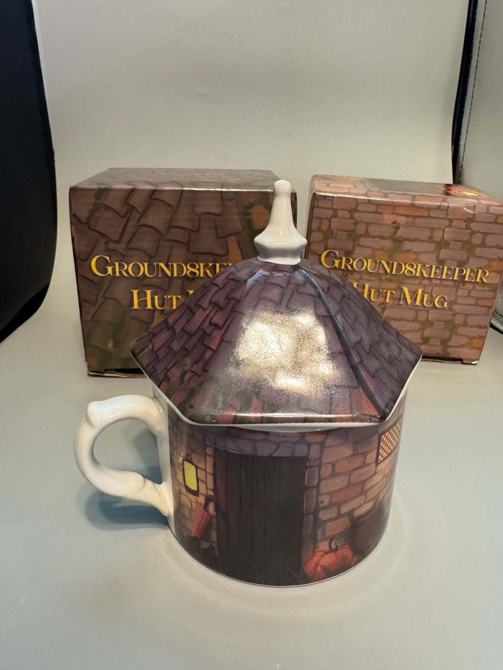 LitJoy Magical Crate Harry Potter Groundskeeper Hagrid’s Hut Mug with Lid